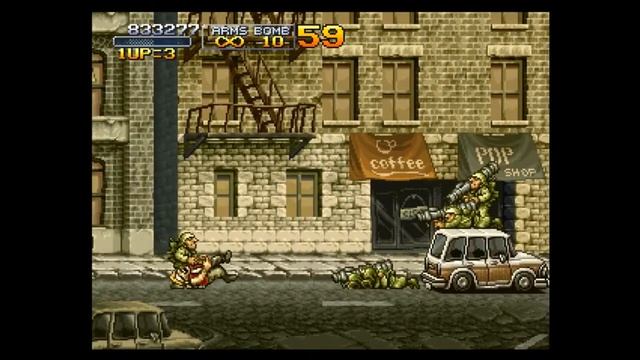 Metal Slug X 1998 полное прохождение смотреть онлайн