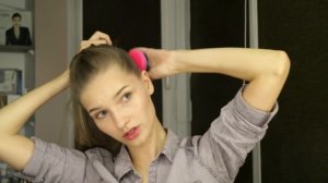 Конский хвост на длинные волосы. Прическа на каждый день.