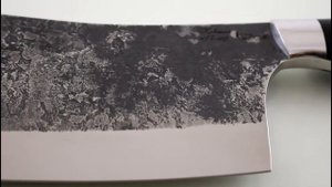 Тяпка для мяса "Рататуй" сталь х12мф, рукоять эбонит. Производство "Кузница Братьев Касаткиных"
