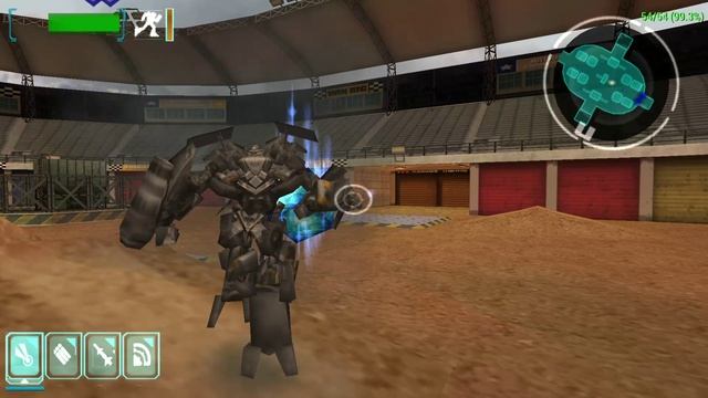 Transformers The Game PSP Часть 7 Разгром Арена Дерби/Босс Тандеркрэкер