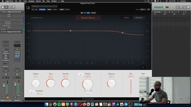 Важно знать свой DAW. Logic Pro X. Dual Mono - преврати "любой" эффект в mid/side, L/R. смотреть онлайн
