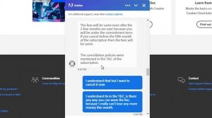cancel that fire adobe subscription without the fee