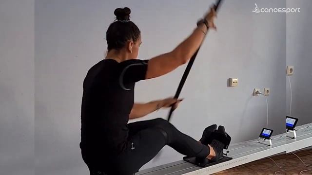 гребля. пятка при гребке в гребле на байдарке.