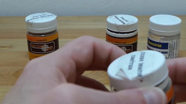 Пигменты, смывка, фиксирующая жидкость для эффектов сборной модели. смотреть онлайн