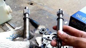 Honda Dio тюнинг  Редуктор! Скоростная пара в редуктор!