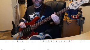 Gary Moore - Still Got The Blues (Bass Cover with Bass Tabs)