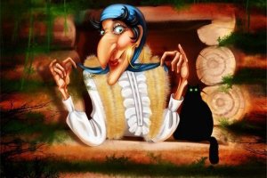 БАБА ЯГА новогодняя