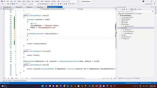 View Models in ASP.NET Core MVC | view model .net mvc - bind view with multiple models asp.net mc