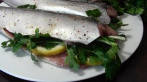 Скумбрия на гриле. НУ ОЧЕНЬ ПРОСТОЙ РЕЦЕПТ!!!