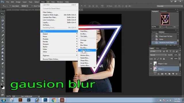 Neon glow light effect photoshop tutorial | Neon glow photoshop | Neon effect