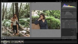 Бежевое тонирование в Lightroom