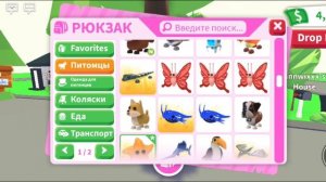 Обзор на мой инвентарь в адопт ми!??