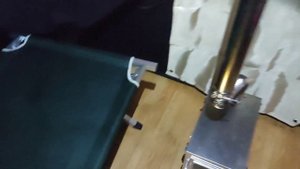 Палатка куб для зимней рыбалки Eskimo FatFish 949 + титановая печь TF Camping