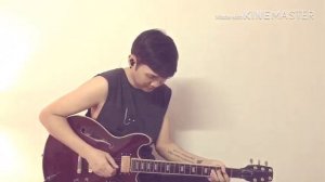 Testing Guitar Aria Pro II TA-62 jam track cover