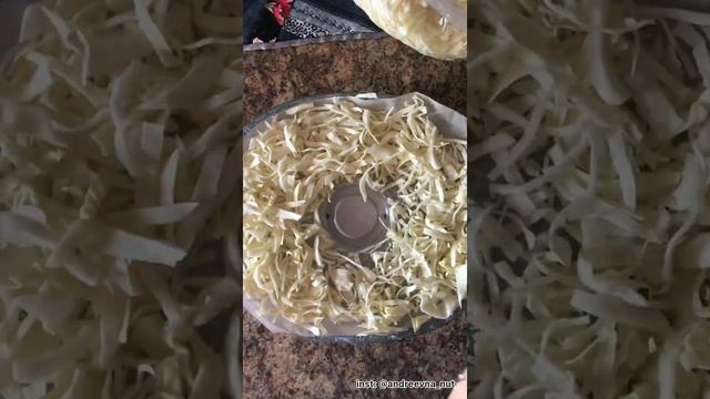 Капуста в сушилке, экспериментирую ?