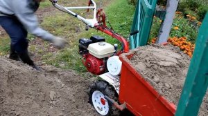 Приставка к мотоблоку, оснастка мотоблока, тележка к мотоблоку, мототачка.