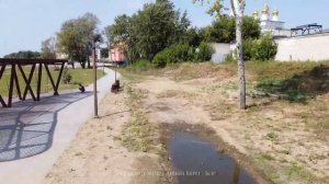 Нижегородская область, город Бор. Волгоречье с высоты птичьего полёта.