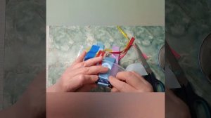 Декор пластиковой баночки атласными лентами. Поделка своими руками.