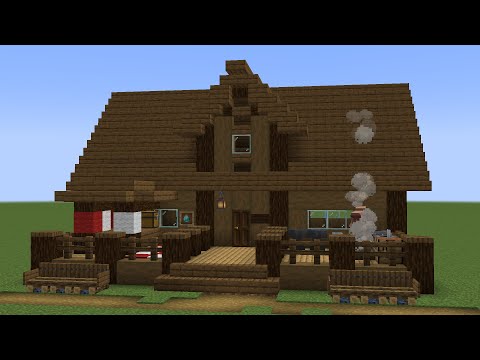 Майнкрафт - Как построить торговый дом деревенского жителя. Minecraft смотреть онлайн
