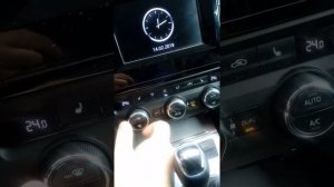 Щелчки при регулировки температуры Октавия А7