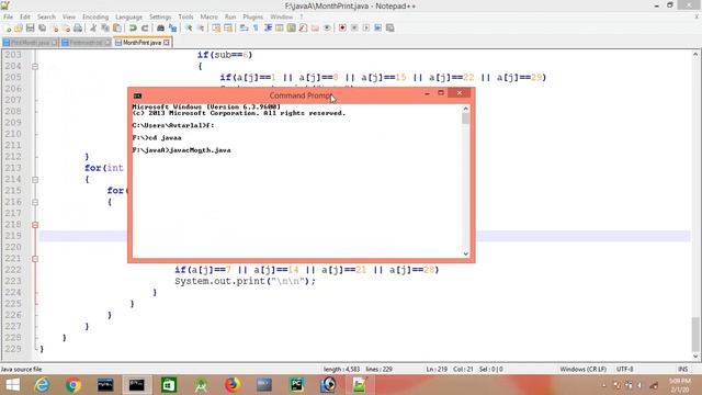 #4 Print Month Project in Java смотреть онлайн