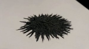 Опыт с магнитом #5 | Магнитный порошок и магнитная жидкость