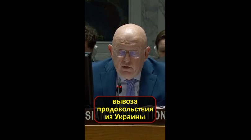 "Украина рискует столкнуться с голодом" - В.А.Небензя в ООН