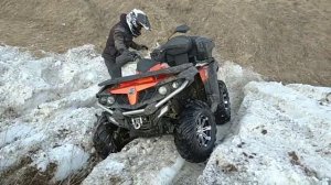 4. Покатушки на квадроциклах. CFMoto X5 vs. Polar Fox XY500ATV-2.
