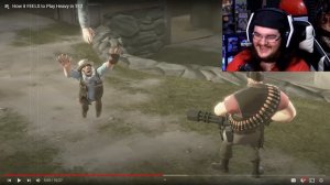 Overwatch Fan Reacts to How it FEELS to Play Heavy in TF2!