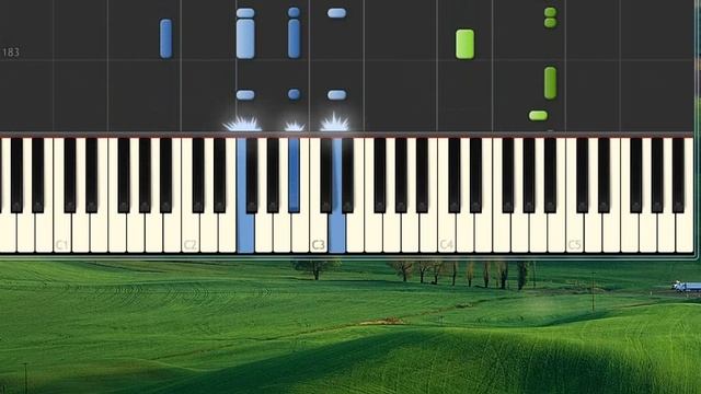 Tales from the Vienna Woods Waltz [Piano tutorial by Synthesia] смотреть онлайн