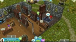 The Sims FreePlay квест "Книга с заклинаниями" ч1