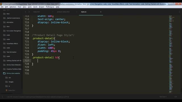 How to Create Online Store Website - 9 (Smooth Product Zoom)