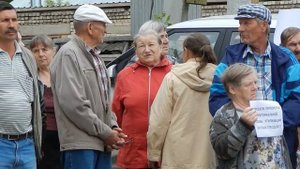 Пикет против ввоза ТКО 23 июля 2019 пгт Кикнур Кировской области