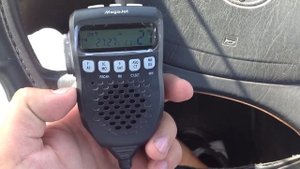 Пример работы радиостанции Си Би MegaJet 555