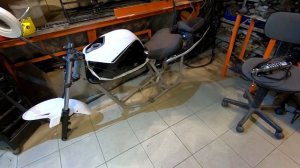 самодельный СПОРТБАЙК начало+КОФРЫ для мото