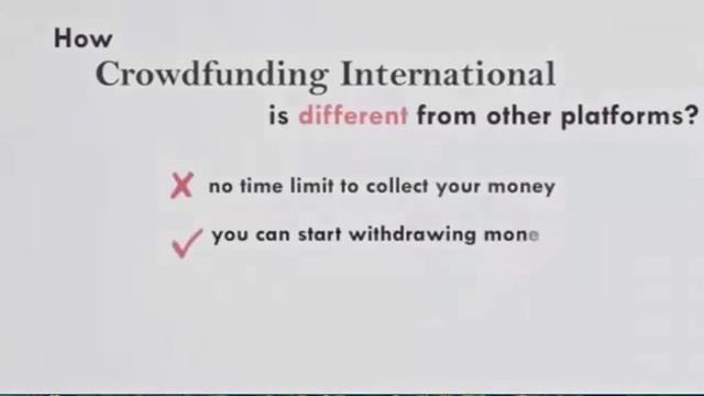 НАКОПИ НА МЕЧТУ! CROWDFUNDING INTERNATIONALE новая платформа смотреть онлайн