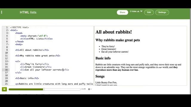 HTML5 and CSS3 Tutorial - HTML Lists Верстка