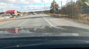 Осенняя русская дорога | Екатеринбург - Богданович | Ускоренное видео.