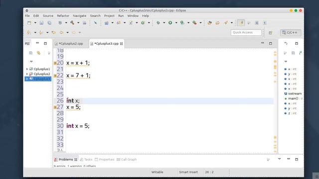 9 C plus plus Variables , initialization and assignment смотреть онлайн