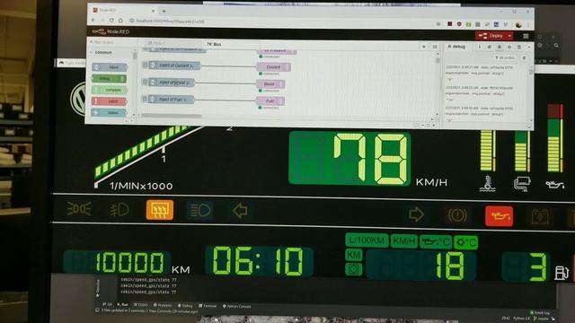 Pre-OBD - DIY Digital Dashboard - Digifiz v.03: Python, pygame, MQTT and a 1976 VW bus! смотреть онлайн