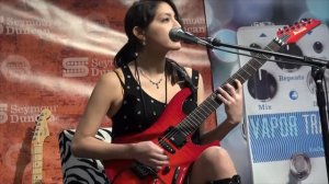 Annie Grunwald: Ibanez Seymour Duncan NAMM 2014