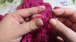 Салфетка крючком "Павлинье перо"_Часть 4 #салфеткакрючком #салфеткапавлиньеперо #салфетвидео