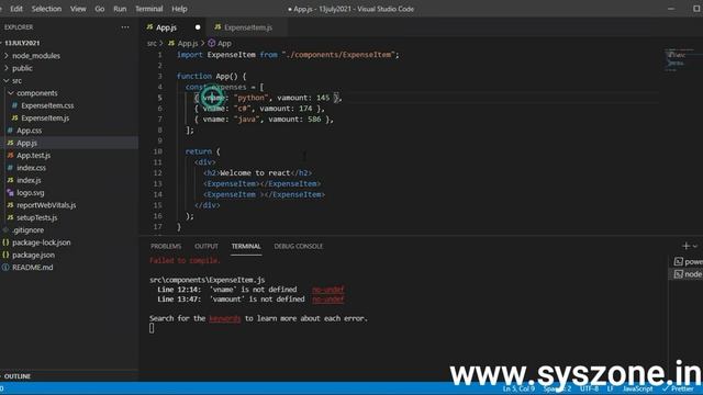 Lecture 9 React JS Properties | react js projects for beginners