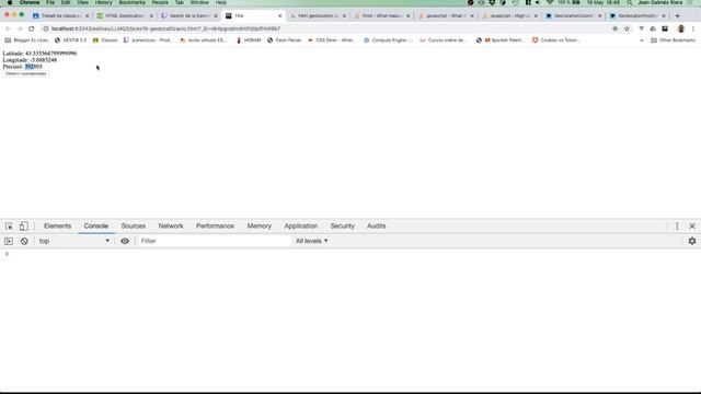 JS - API Geolocation