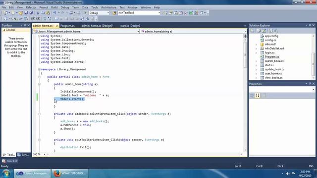 How To Add Automatic Changing Time in Windows Form C#.Net Tamil Part-14 смотреть онлайн