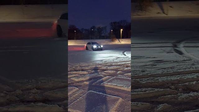 MERCEDES GLC 43 AMG WINTER SNOW DRIFT & SOUND