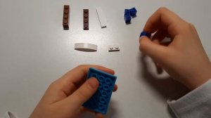 Как сделать из лего кровать.