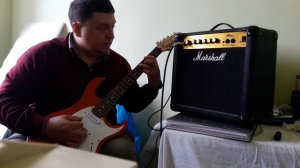 Marshall MG15 CD & Cort G110 Обзор комбика и электрогитары.