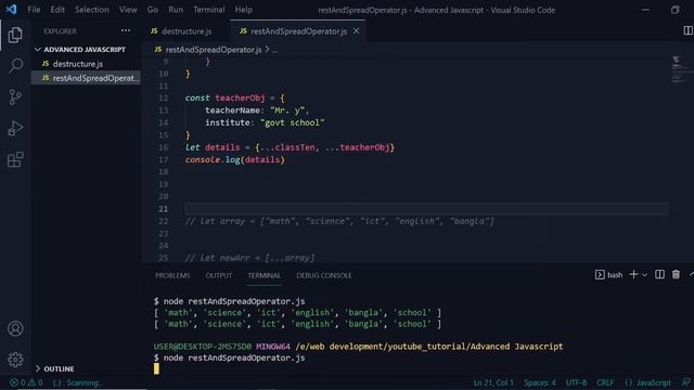 Spread And Rest Operator In Javascript