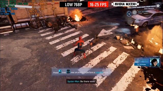 Spiderman Remastered on Nvidia MX230 (12GB RAM | Core i3 7020u | 12GB RAM) смотреть онлайн